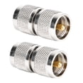 thumbnail image 2 of Tbest Strong Connectivity 50ohms Impedance 2Pcs Coax Adapter Male To Male Plug, 2 of 8