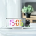 thumbnail image 6 of Projection Digital Alarm Clock for Bedroom, Colorful LED Alarm Clock for Bedrooms with LED Alarm Clock, Gifts for Relatives and Friend(Multicolor), 6 of 6
