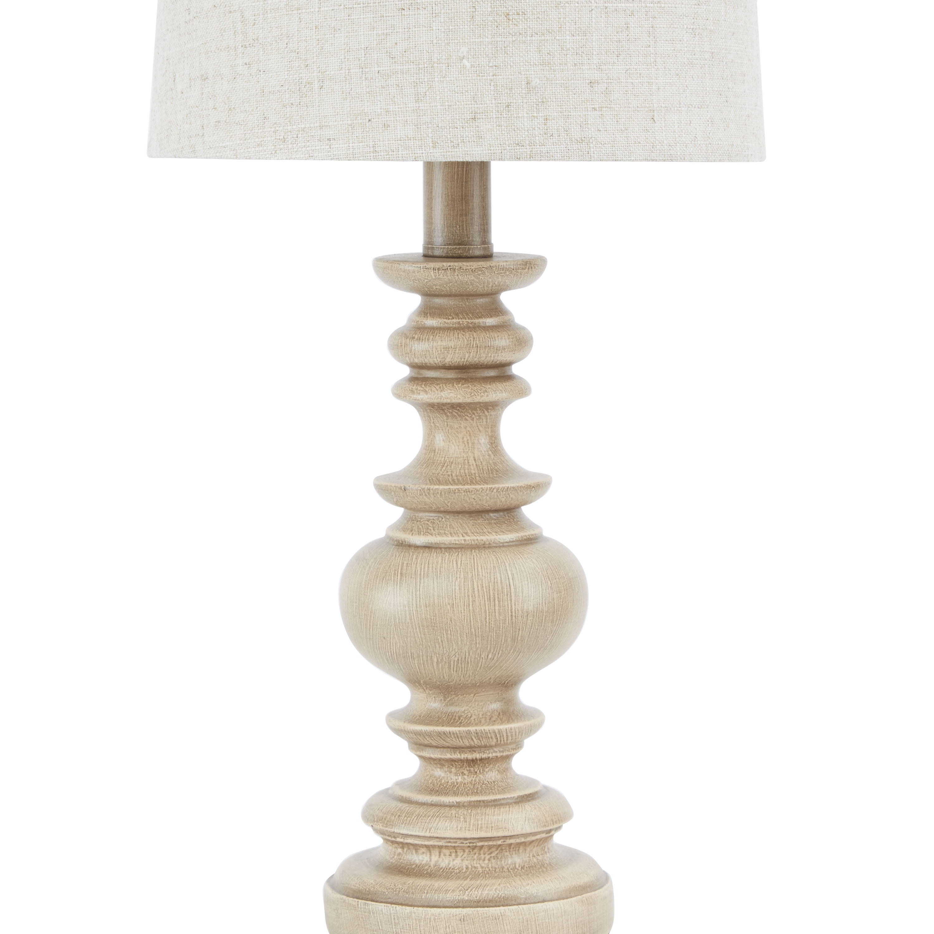 Mainstays Washed Wood Table Lamp 