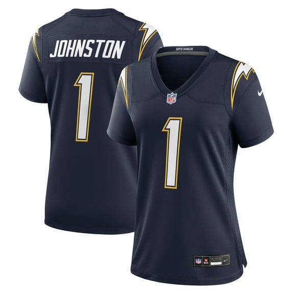 Women's Nike Quentin Johnston Navy Los Angeles Chargers Alternate Super Chargers Game Jersey