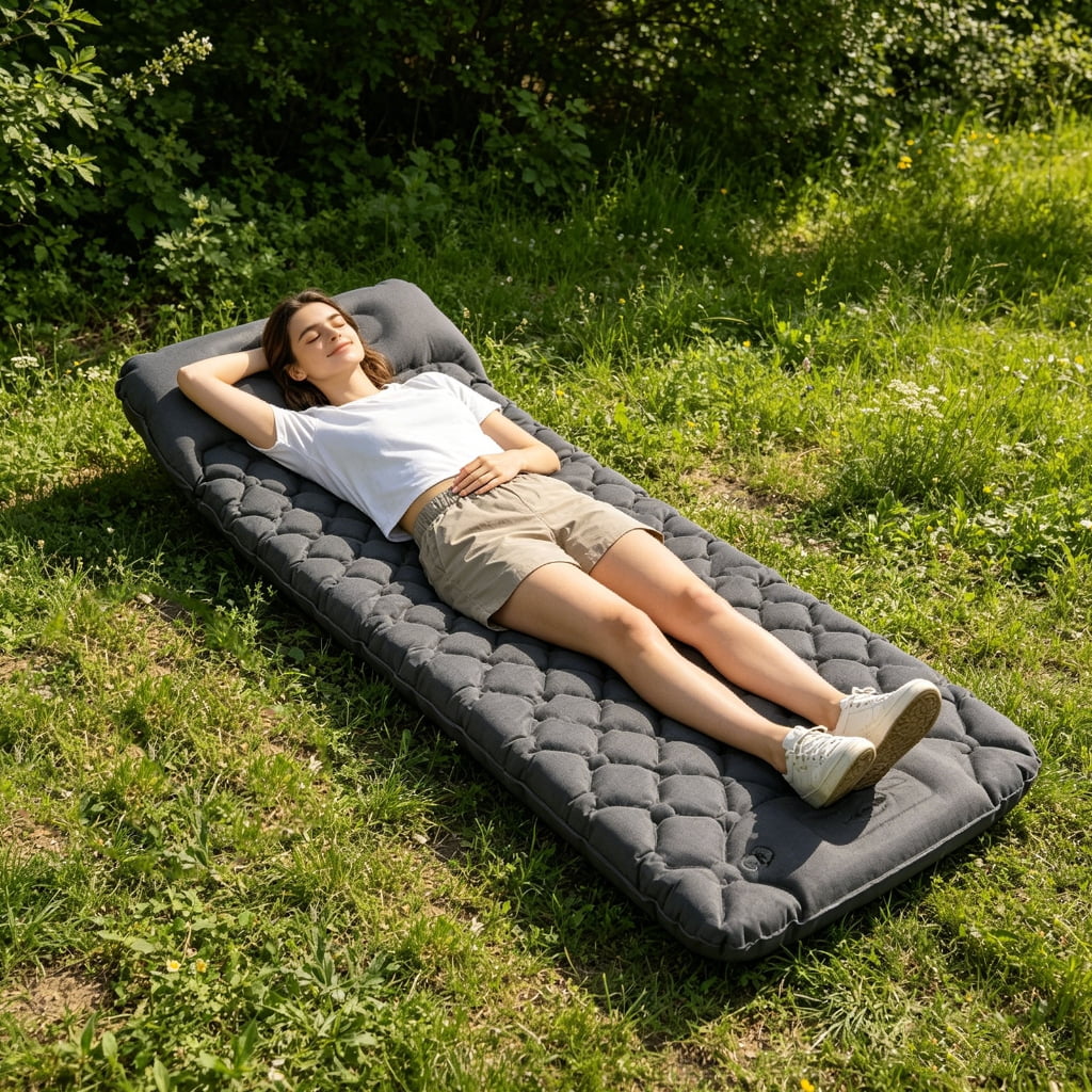 Durability Outdoor Air Beds With Comfortable Pad Inflatable Mattress Light Weight Portables Car Tent