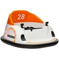 thumbnail image 2 of Qaba 12V Electric Ride on Bumper Car for Kids 1.5-5 Years Old, Baby Bumper Car with Remote Control, Orange, 2 of 9