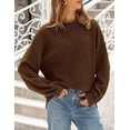 thumbnail image 6 of PRETTYGARDEN Women's Winter Sweaters Casual Crew Neck Long Sleeve Pullover Ribbed Knit Loose Fit Sweater Tops, 6 of 9