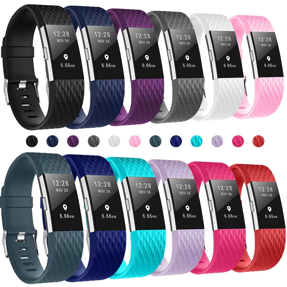 12 Pack Bands Compatible for Fitbit 