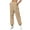 Khaki, variant on Aloohaidyvio Sweatpants for Women Casual Athletic Workout Pants Cinch Bottom Sweat Pants Stretch Soft Lounge Pants with Pockets