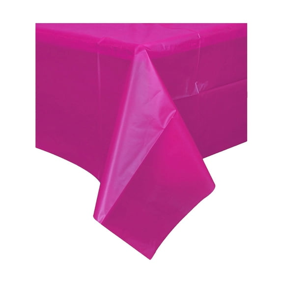Hot Pink Birthday Halloween Party Decoration Plastic Table Cloth Cover
