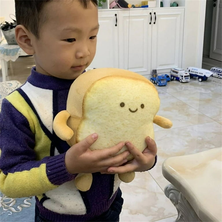 Decor Stuffed Plushie Toast Bread Plush Toy Peluche Doll Bread Slice Pillow