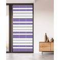 thumbnail image 2 of Window Privacy Film Purple Stripes Stained Glass Window Film Decorative Sun Block Window Cover Modern Minimalist Horizontal Ombre Lines Window Clings Static Adhesive Sticker for Bathroom 35.4"x78.7", 2 of 7
