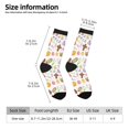 thumbnail image 2 of Daiia Happy Easter1 Print Crew Socks – Soft Breathable Long Socks for Men & Women, Moisture-Wicking & Comfortable Daily Wear Socks, One-Size Fits Most (US 5-11), 2 of 6