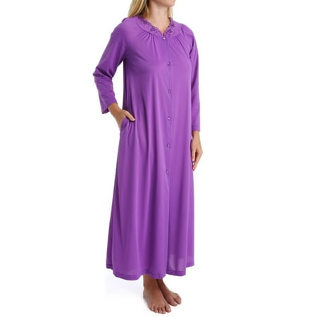 

Women s Shadowline 71280 Petals 54 Inch Coat (Purple M)