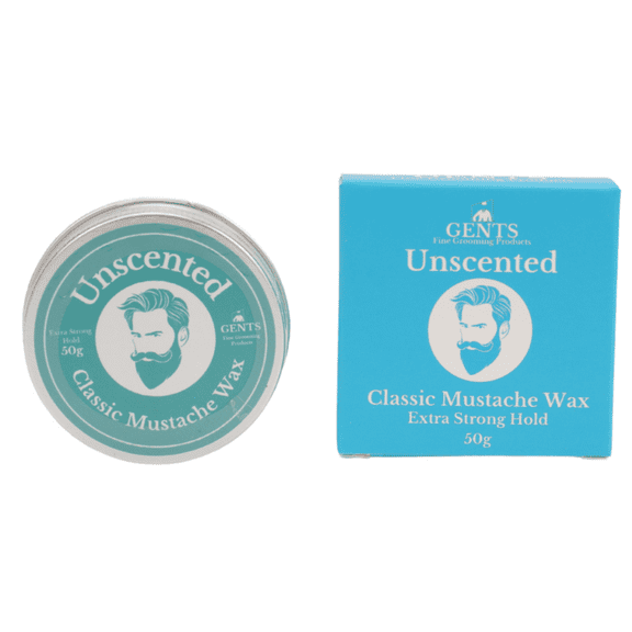 Gents Unscented Mustache Wax – Strong Hold & Natural Finish – Tame, Shape, and Style Your Mustache
