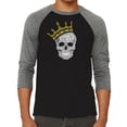 thumbnail image 1 of Men's Raglan Baseball Word Art T-shirt - Brooklyn Crown, 1 of 2