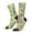 2 Black-2, variant on Watercolor Blooming Cactus Print Adult Socks for Men & Women,Calf Socks, Ankle Socks,Boots Socks,Breathable Casual Sock,Unisex Crew Socks