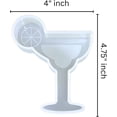 thumbnail image 4 of Cocktail Margarita Drink Fruit Glass Freshie Silicone Mold for Scented Aroma Beads Car Candle, Soap Oven Safe to Bake Heat Resistant to 400 F 4.75 x 4 x 1 inch Tropical Summer Beach, 4 of 5