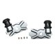 thumbnail image 3 of Adaptador de carrete de brazo oscilante para motocicleta, montaje de aleación de aluminio, accesorios de bloque premium Gris, 3 of 9