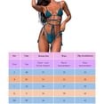 thumbnail image 4 of Traje De Baño De Dos Piezas Traje de baño dividido para mujer Moda Chinlon Recorte Fiesta en la playa Bikini Fiesta junto al mar Tmvgtek Para Estrenar, 4 of 7