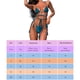 thumbnail image 4 of Traje De Baño De Dos Piezas Traje de baño dividido para mujer Moda Chinlon Solid Beach Party Bikini (M Azul pavo real) Tmvgtek Para Estrenar, 4 of 7