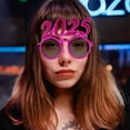 thumbnail image 4 of HINTRMENT New Year Party Eyeglasses Rosy Lightweight Pc Material Photo Booth Accessory, 4 of 6