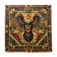 thumbnail image 2 of Yayeee Shower Curtain with Hooks 72"x72" Waterproof Fabric Bathroom Hanging Decor, Retro Abstract Eagle, 2 of 5