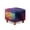 Colorful Galaxy, variant on TSOVTHRID Colorful Galaxy Print Ottoman Slipcovers Stretch Footrest Stool Covers Printed Ottoman Cover for Foot Stool Furniture Protector with Elastic Bottom Washable