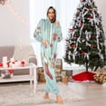 thumbnail image 6 of IAUYY Unisex Adult Onesie Pajamas Ultra-Soft Crystal-Soft Fabric, Halloween Adult Onesie Pajamas Adults,With a Zipper Plus Size Onesie Pajamas, Hanging Christmas Stockings, 6 of 7