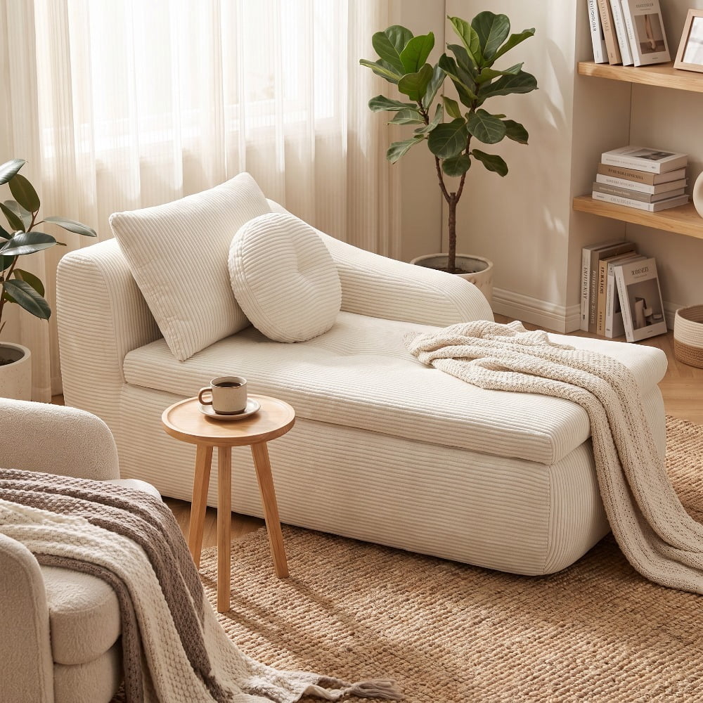 Serta Chester Mid Century Modern Convertible Sofa, Khaki Fabric
