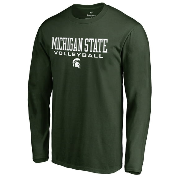 Men's Green Michigan State Spartans Team Unity Volleyball Long Sleeve T-Shirt