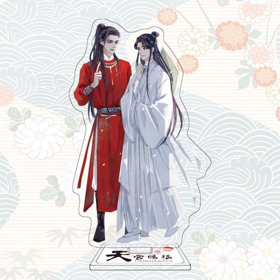 Cartoon Anime Acrylic Stand Model Toys Xie Lian Decoration Toys Collection Model Desktop Standing Card Acrylic Stand Figure Heaven Official Blessing Tian Guan Ci Fu Figure Model Toys J