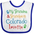 thumbnail image 3 of Inktastic Colorado Grandma Grandpa Love Me Boys or Girls Baby Bib, 3 of 4