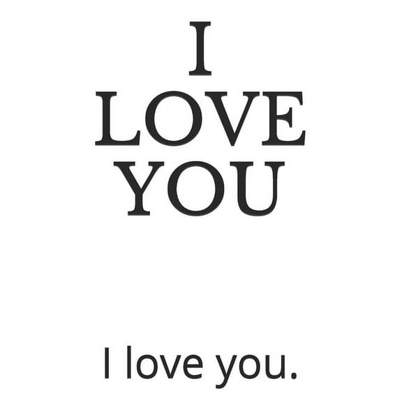 You Are Awesome: I Love You.: I love you. (Paperback)