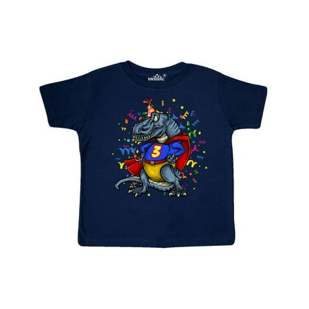 

Inktastic Super T-Rex 3rd Birthday Gift Toddler Boy or Toddler Girl T-Shirt