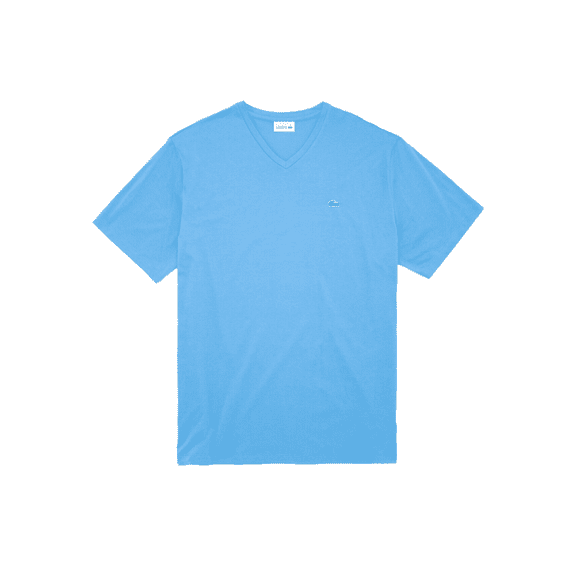 Lacoste Men's Big Fit V-Neck Pima T-Shirt Blue 9R-2XLB