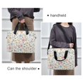 thumbnail image 6 of FORMRS 16" Laptop Bag Carrying Sleeve Case with Handle Travel Shoulder Briefcase, Pastel Floral Pattern, 6 of 8