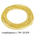 thumbnail image 2 of Heat Shrink Tubing 4mm Dia 7mm Flat Width 2:1 rate Shrinkable Tube Cable Sleeve 7m - Yellow, 2 of 5