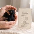 thumbnail image 4 of Emotional Support Dragon Pocket Buddy, Cute Dragon Plush Stuffed Animals with Encouragement Card, Anxiety Relief Desk Decor, Fantasy Gift for Students & Adults (Pink), 4 of 6