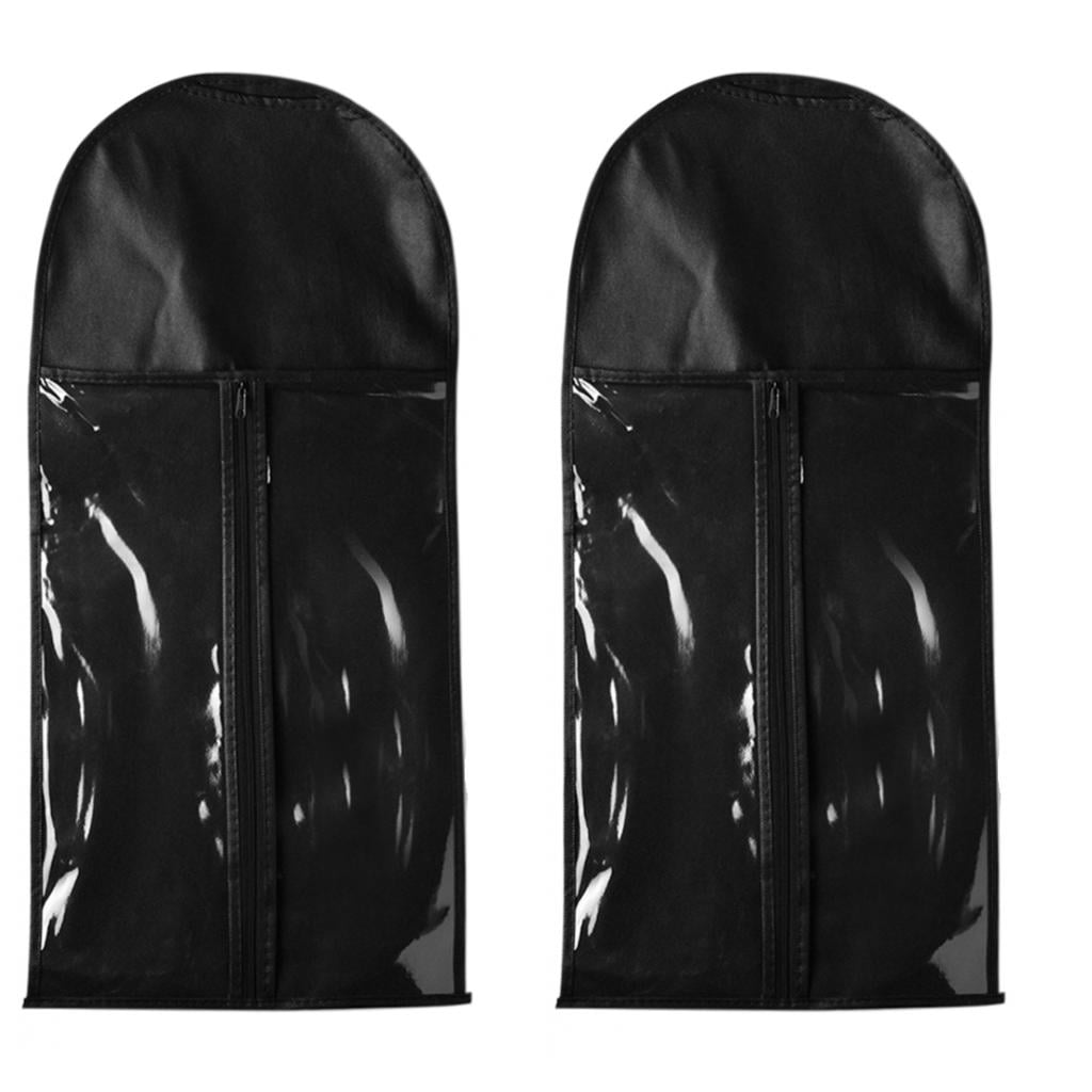 2x Black Hair Extensions Storage Bag Holder Case Dustproof Protector -  Walmart.com