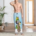 thumbnail image 2 of Johaoi Bluey Print Mens Pajama Pants,Men's Sleepwear Soft Pj Pants Lounge Pants with Drawstring & Pockets-Large, 2 of 6