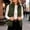Army Green, variant on Women's Quilted Vest Stand Collar Sleeveless Packable Puffer Gilet Lightweight Solid Color Warm Vest for Outerwear Travel Essentials