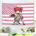 thumbnail image 2 of Kasane Teto Pink American Flag Wall Hanging Wallpaper Tapestry Headboard Aesthetic Room Decor Birthday Gift Room Decor Tapestry, 2 of 6