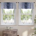thumbnail image 2 of LALILO Kitchen Curtain Valance Snake Skin Art Color Rod Pocket Window Curtain 52"x 18" Set of 2, 2 of 6