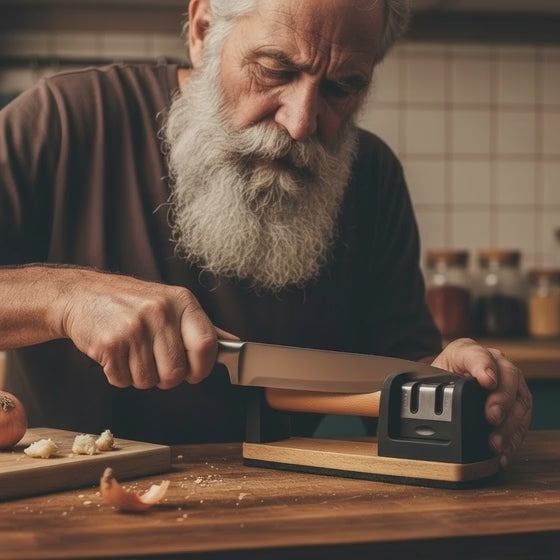 Two-Stage Knife Sharpener