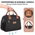 thumbnail image 4 of Bolsa Térmica para Almuerzo HOMESPON para Mujeres, Hombres y Adultos en Negro, 4 of 7