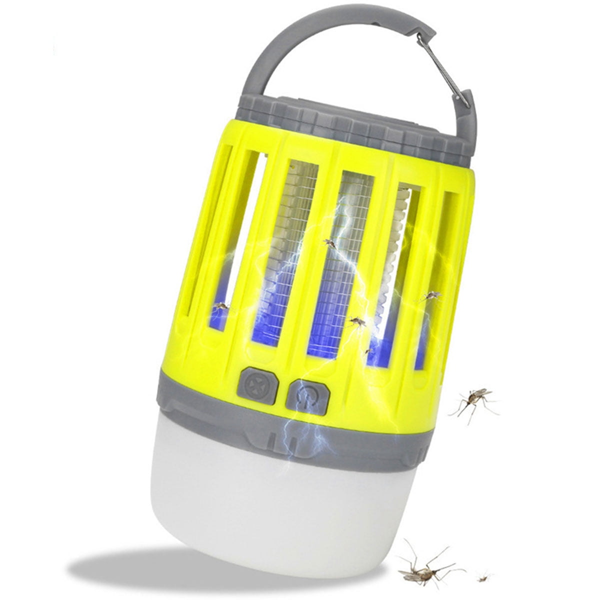 Lixada Electric Bug Zapper with Hook,Portable UV Light Standing or Hanging Light for Home Office Indoor and Outdoor Use 