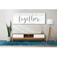 thumbnail image 3 of Wall Art It's Always Better When We're Together Canvas Print Poster Better Together Sign Canvas Art Prints Painting Picture Farmhouse Living Room Wall Decor No Frame, 3 of 6