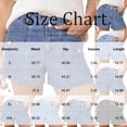 thumbnail image 4 of Women's High Waisted Denim Shorts 2026 Casual Summer Hot Short Jeans with Slanted Pocket Trendy Y2k Shorts Womens Jeans Blue M, 4 of 6