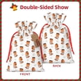 thumbnail image 2 of Fuzoiu Cute Little Pirate Red Panda Print Christmas Gift Bag,Burlap Gift Bag with Drawstring Closure & Hang Tag,Perfect for Holidays, Birthdays, and Special Occasions-Medium, 2 of 7