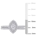 thumbnail image 2 of Everly Women's Diamond 14k White Gold Bridal Set, 2 of 7