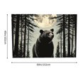 thumbnail image 4 of ZFLMY Bear Forest Full Moon Tapestry Home Decor for Wall Hanging, Bedroom, Living Room - 100% Polyester 60x40in, 4 of 7