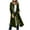 Green, variant on Women's Elegant Gold Velvet Party Coat With V-Neck, Side Pockets & Back Slit Evening Dinner Wear 2025 Trendy Luxe Texture Slim Fit Easy Movement