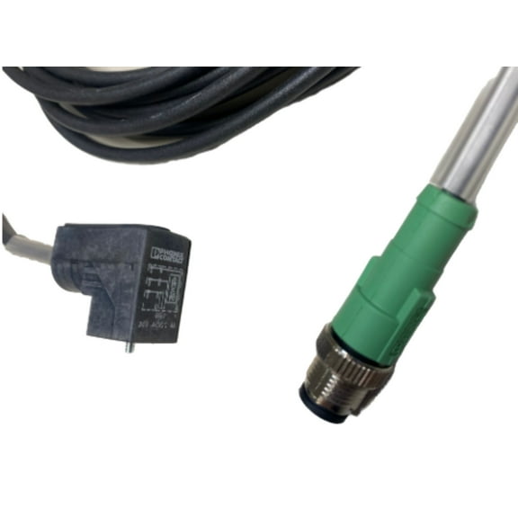 1439094 PCB Cable 8MM M12 Connector Plug Straight